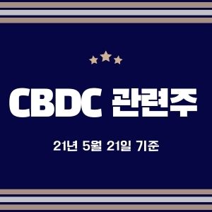 CBDC 디지털화폐 관련주 (케이씨티/로지시스/한네트/케이씨에스)
