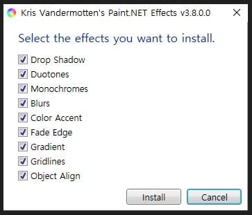 Paint.net 플러그인 추천 4 - Paint.NET Effects Plugin