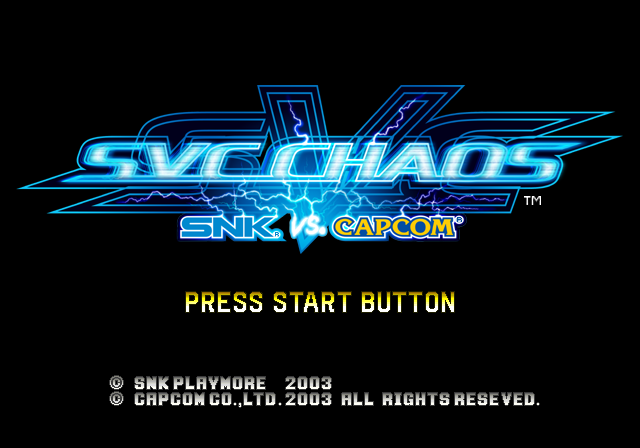 SNK 플레이모어 / 대전격투 - SNK VS. 캡콤 SVC 카오스 エス・エヌ・ケイ バーサス カプコン エスブイシー カオス - SNK vs. Capcom SVC Chaos (PS2 - iso 다운로드)