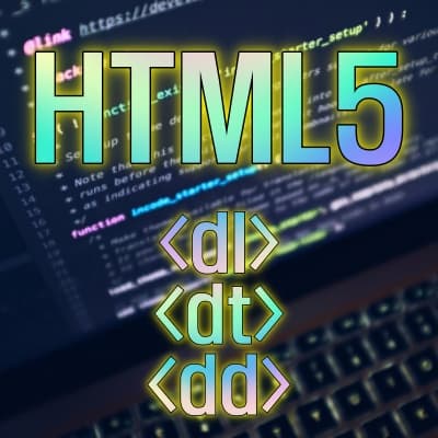 HTML5, <dl> <dt> <dd> 태그 알아 보기