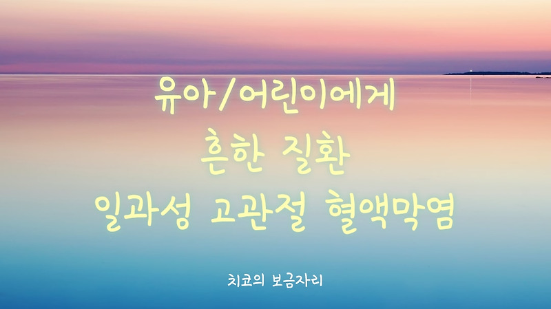 어린이 고관절 통증 / 일과성 고관절 활액막염 증상과 진단 및 치료