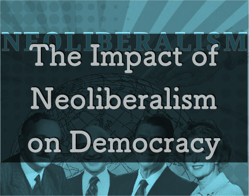 신자유주의가 민주주의에 미치는 영향 연구 (참고문헌 제시)