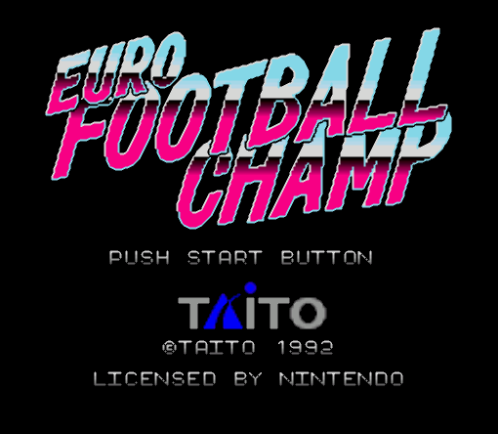 SNES ROMS - Euro Football Champ (EUROPE / 유럽판 롬파일 다운로드)