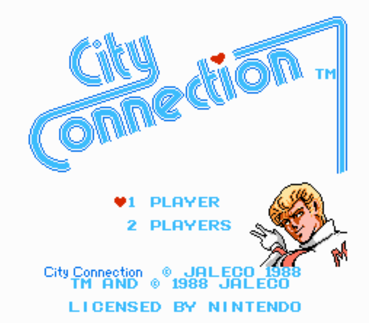 NES ROMS - City Connection (EUROPE / 유럽판 롬파일 다운로드)