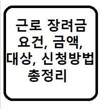 2020 근로장려금 대상자