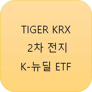 2차전지 ETF (1) : TIGER KRX 2차전지 K-뉴딜