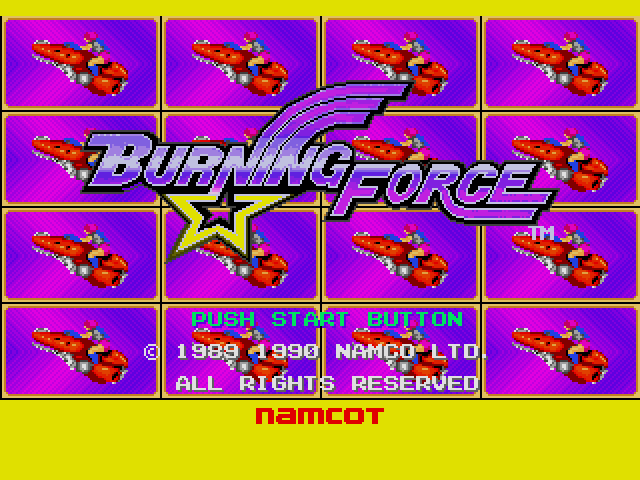 Burning Force (메가 드라이브 / MD) 게임 롬파일 다운로드