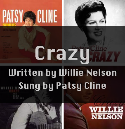 Crazy - Patsy Cline, Willie Nelson. 1960년대 추억의 올드팝