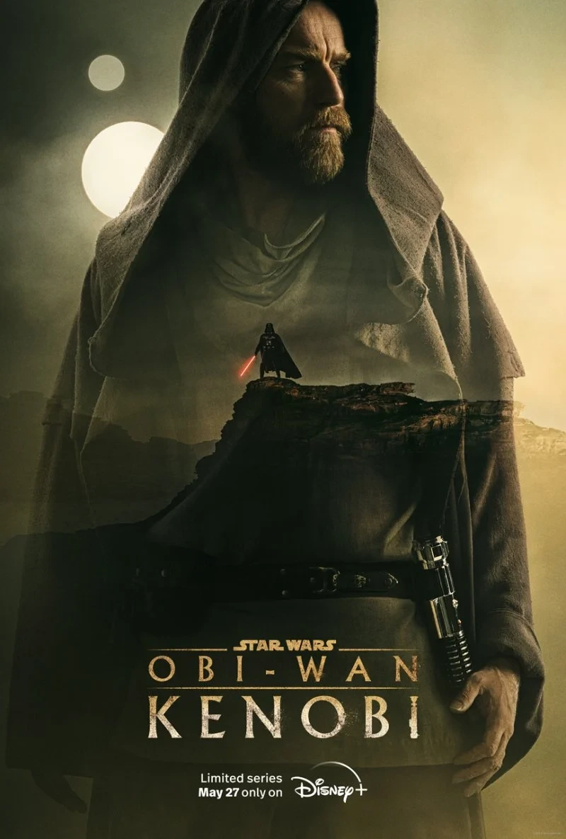 Obi-Wan Kenobi, Disney + 시리즈의 공식 포스터에는 Darth Vader도 있습니다.