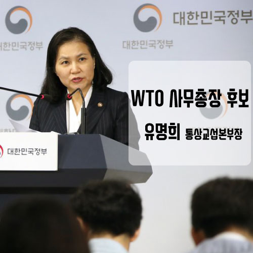 유명희 통상교섭본부장 WTO 사무총장 후보 등록(프로필 정보 외)