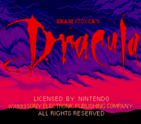 SNES ROMS - Bram Stoker's Dracula (EUROPE / 유럽판 롬파일 다운로드)