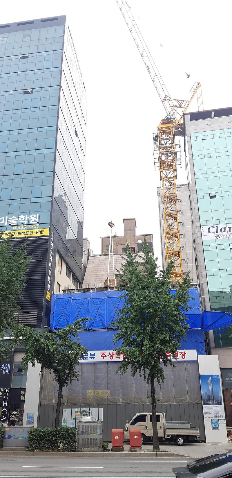 은평구 연신내역 건물 공사 현장 사진 058 효민아크로뷰 주상복합 아파트 신축현장 (korean construction)