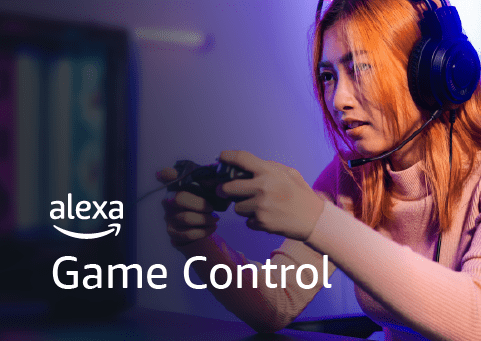 알렉사를 사용하여 목소리로 게임 조작 신기술 Alexa Game Control을 Amazon이 개발자용 발표.