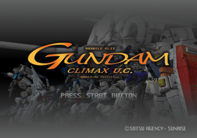 반다이 / 액션 슈팅 - 기동전사 건담 클라이막스 U.C. 機動戦士ガンダム クライマックスU.C. - Kidou Senshi Gundam Climax U.C. (PS2 - iso 다운로드)