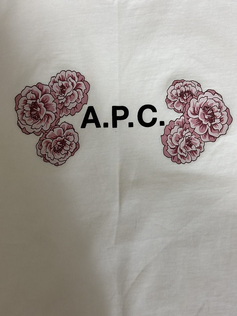 남성 여름 준비 반팔 티셔츠 추천 APC 아페쎄 신상