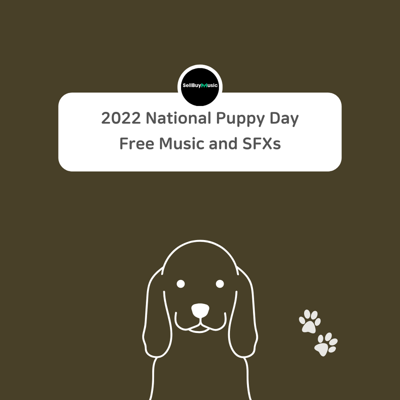 2022 National Puppy Day Free Music and SFXs
