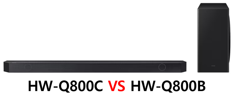 삼성 사운드바 HW-Q800C VS HW-Q800B