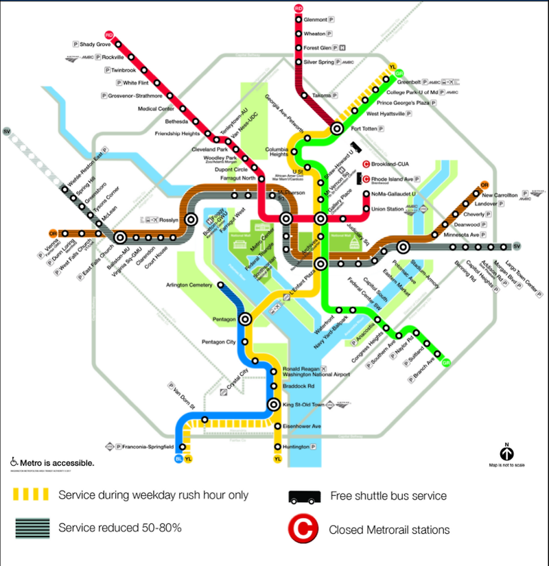 워싱턴DC에서 Metro (지하철) 교통카드 사용하는 팁