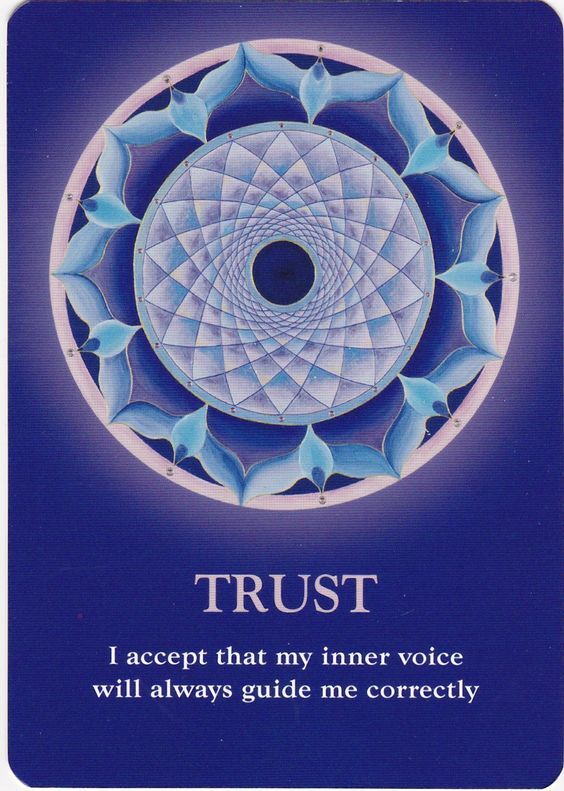 [오라클카드배우기]]The Soul's Journey Lesson Cards Trust 신뢰 해석 및 의미