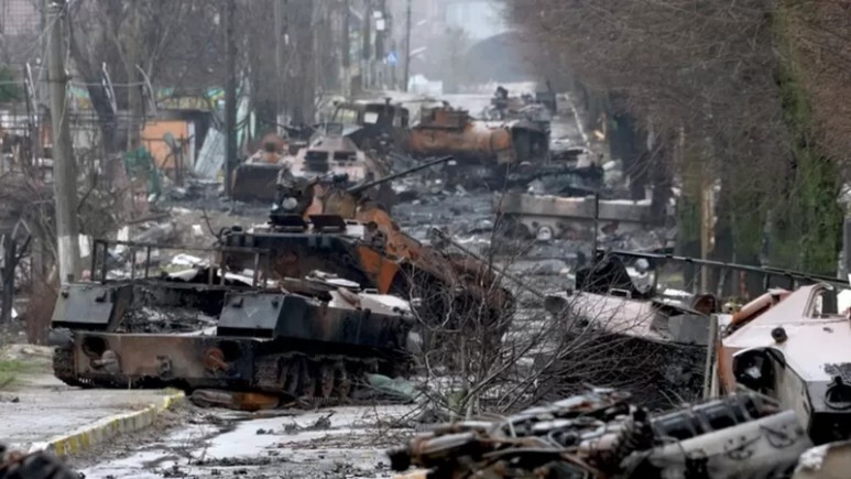 러시아군 - 우크라이나 '부차' 민간인 집단 학살