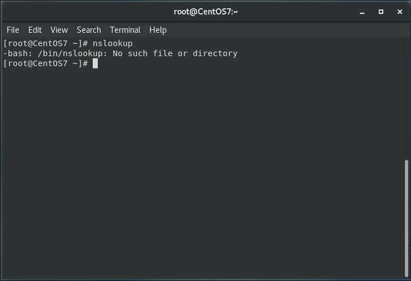 CentOS, No such file or directory 명령어를 찾을 수 없을 때