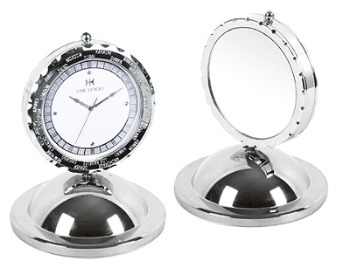 월드타임 거울탁상 시계 오픈증정판촉물