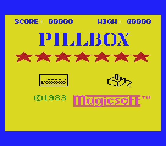 Color Tochika. Pillbox - MSX (재믹스) 게임 롬파일 다운로드