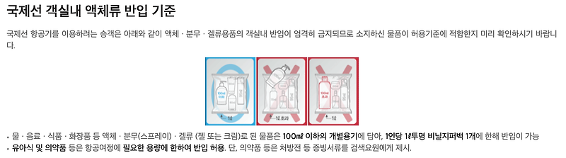 국제선, 국내선 비행기 수하물 기준, 반입금지 물품 정리 (feat. 제주도 여행)
