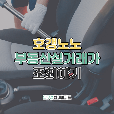 압구정현대아파트(이지혜집) 부동산실거래가 조회