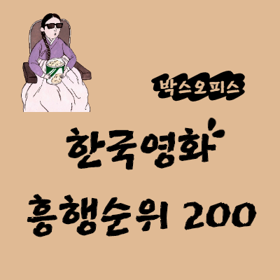 박스오피스, 역대 한국영화 흥행순위 200