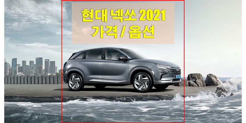 현대 넥쏘 2021년형 가격표 와 카탈로그 다운로드 (트림별 판매 가격과 구성옵션, 선택옵션)