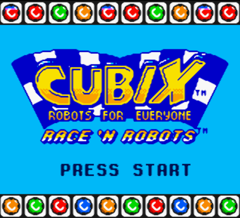 (GBC / USA) Cubix Robots For Everyone Race 'N Robots - 게임보이 컬러 북미판 게임 롬파일 다운로드