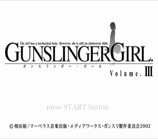 마벨러스 / 액션 어드벤처 - 건슬링거 걸 Vol.3 ガンスリンガー・ガール Volume.III - Gunslinger Girl. Volume.III (PS2 - iso 다운로드)