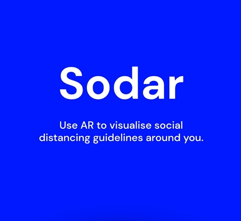 구글이 만든 사회적 거리두기 증강현실, SODAR (SOcial Distancing AR)