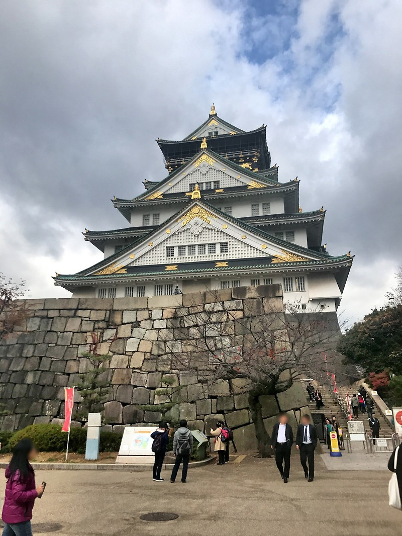 [161214 Day 3] 오사카 - 오사카 성, 아쿠아 라이너