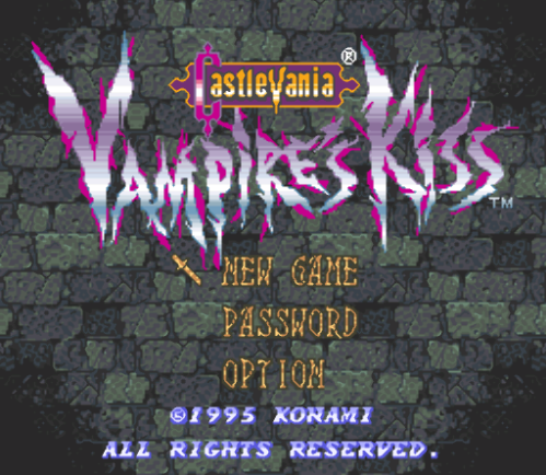 SNES ROMS - Castlevania Vampire's Kiss (EUROPE / 유럽판 롬파일 다운로드)