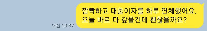 대출이자 하루 연체 불이익, 후기, 신용도 영향 정리