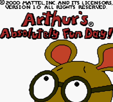 (GBC / USA) Arthur's Absolutely Fun Day! - 게임보이 컬러 북미판 게임 롬파일 다운로드
