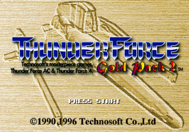 (테크노소프트) 썬더포스 골드 팩 2 - サンダーフォースゴールドパック2 THUNDER FORCE Gold Pack 2 (세가 새턴 セガ・サターン Sega Saturn - BIN / CUE 파일 다운로드)