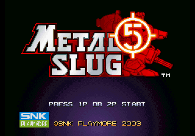 SNK 플레이모어 / 런앤건 - 메탈 슬러그 5 メタルスラッグ5 - Metal Slug 5 (PS2 - iso 다운로드)