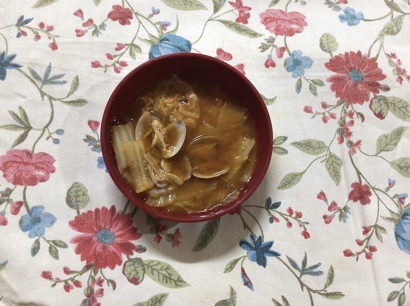 달큰하고 구수한, 배추된장국(Cabbage Soybean Paste Soup)