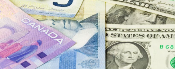 미 달러 인덱스가 97을 넘기고, 캐나다 달러가 약세로 돌아섰습니다.