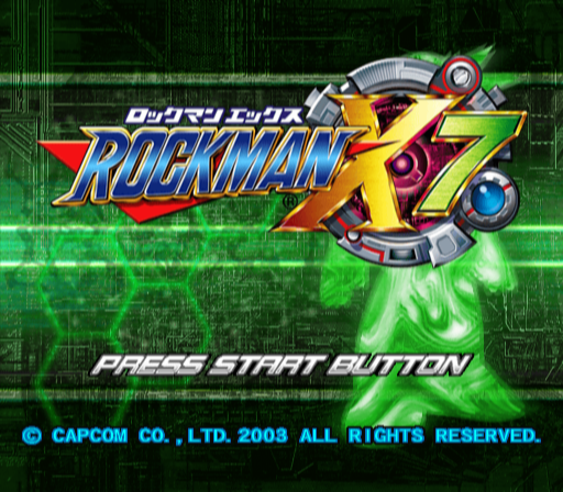 캡콤 / 액션 - 록맨 X7 ロックマンエックスセブン - Rockman X7 (PS2 - iso 다운로드)