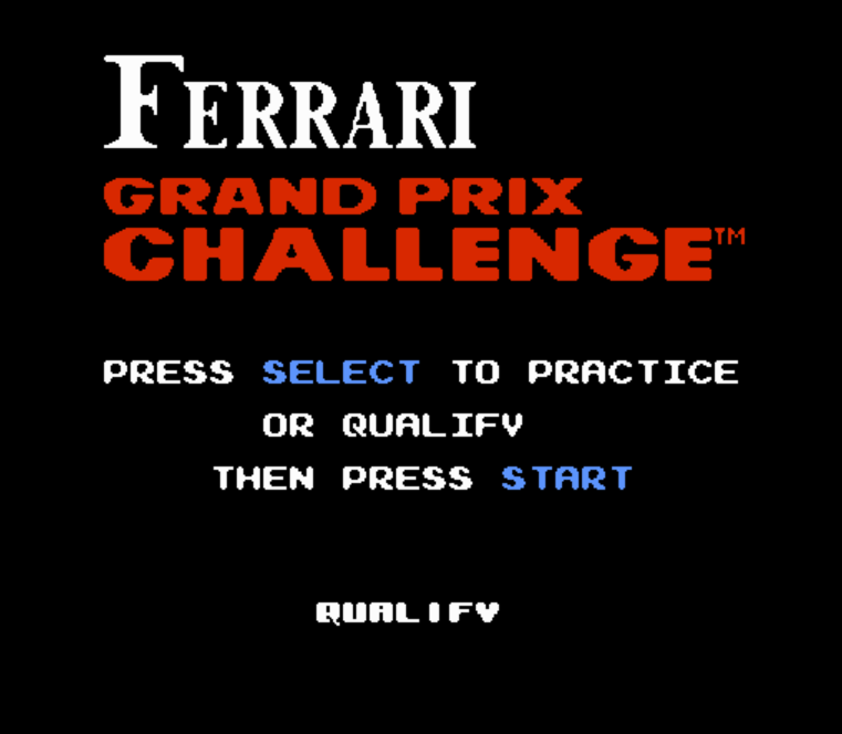 NES ROMS - Ferrari Grand Prix Challenge (EUROPE / 유럽판 롬파일 다운로드)