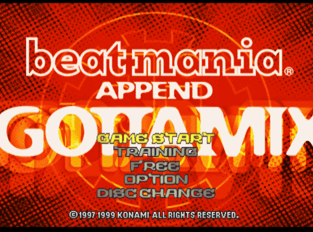 코나미 / 리듬 게임 - 비트매니아 어펜드 고타 믹스 ビートマニアアペンドゴッタミックス - Beat Mania Append Gotta Mix (PS1 - iso 다운로드)