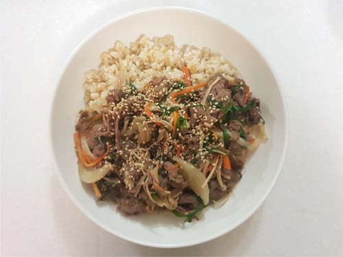 소불고기덮밥(소고기덮밥) 레시피 / Rice with Beef