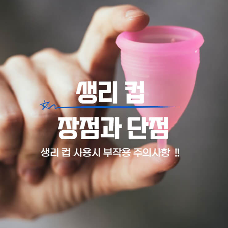 생리 컵 장점과 단점, 부작용 주의사항