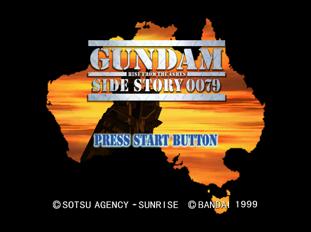 Gundam Side Story 0079 Rise from the Ashes.GDI Japan 파일 - 드림캐스트 / Dreamcast