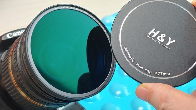 카메라 필터가 자석처럼 붙으면 편할까? H&Y 마그네틱 UV+CPL 필터 키트
