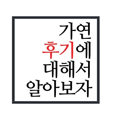 가연 후기에 대해서 알아보자(안보면 손해임)